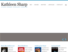 Tablet Screenshot of kathleensharp.com